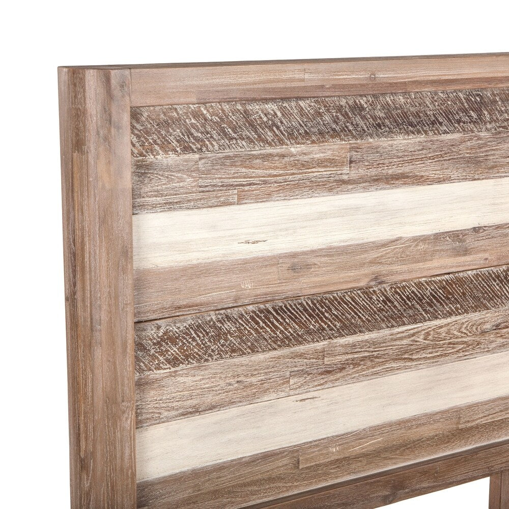 Carson Carrington Sallmunds Acacia Wood Queen Bed