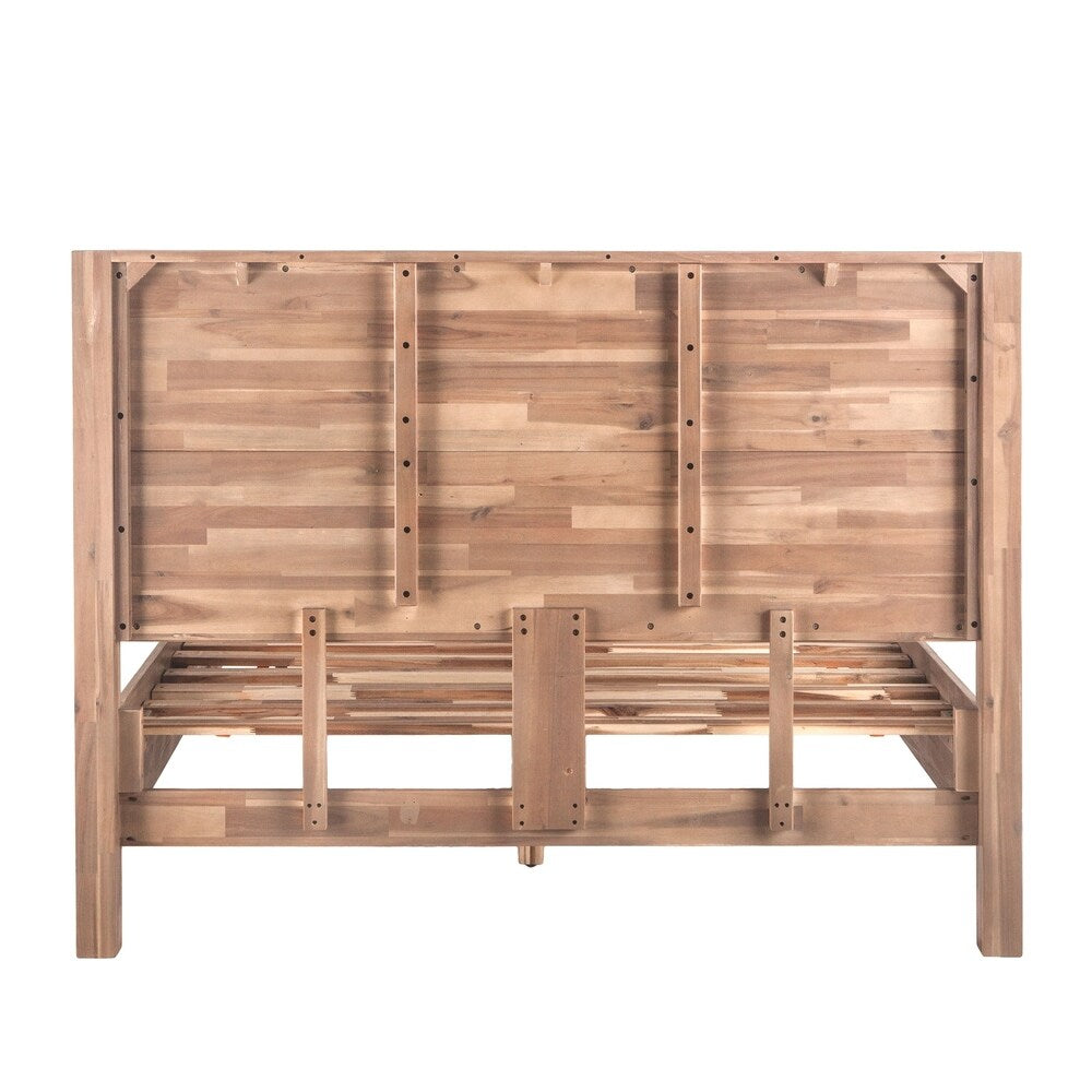 Carson Carrington Sallmunds Acacia Wood Queen Bed