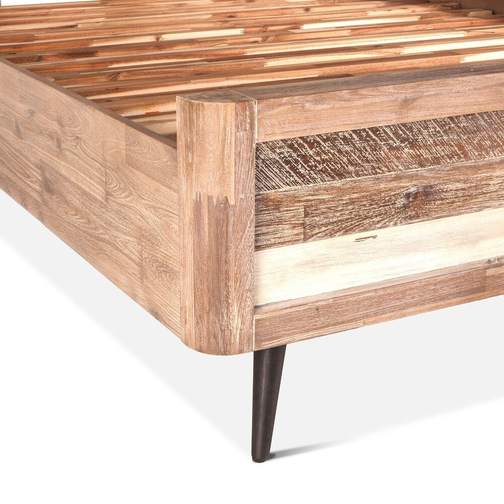 Carson Carrington Sallmunds Acacia Wood Queen Bed