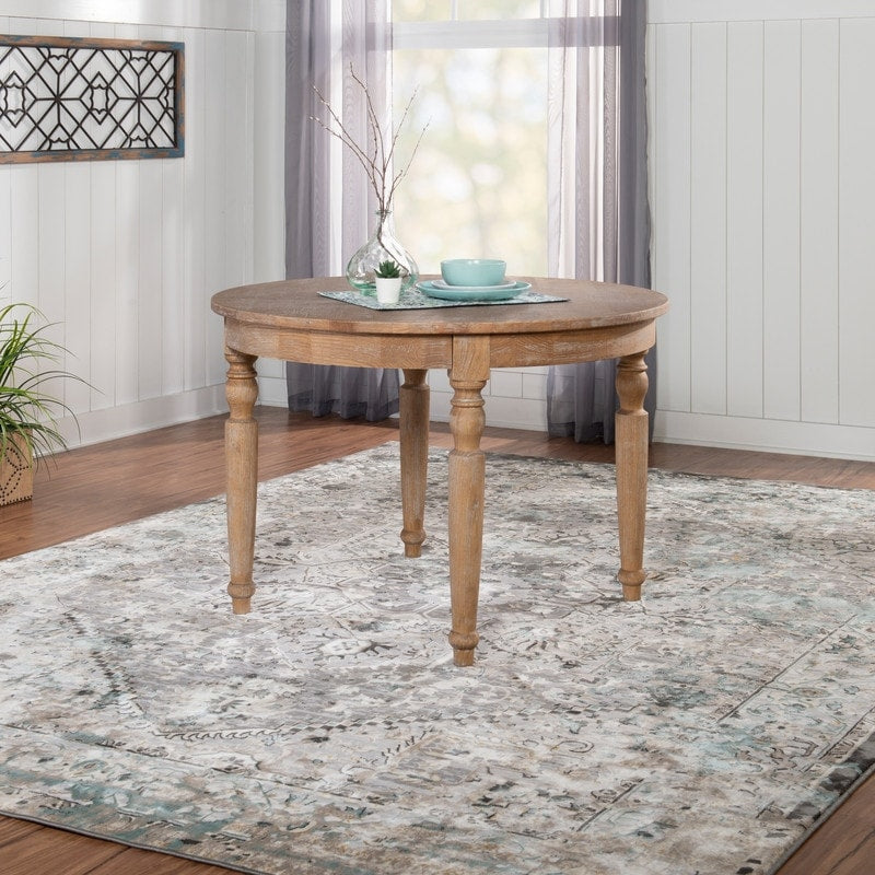 Newport Light Natural Brown Round Table