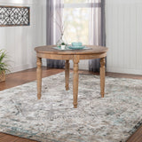 Newport Light Natural Brown Round Table