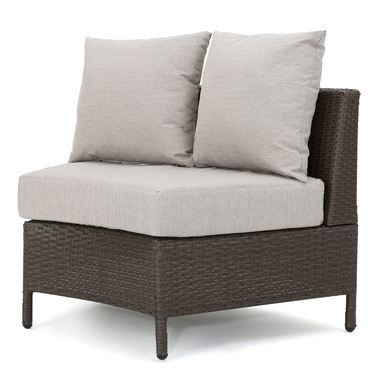 Newton Outdoor 4-seater Sectional Sofa Set by Christopher Knight Home