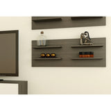 Nexera Allure Decorative Wall Shelf, Ebony