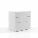 Nexera Atypik 3-Drawer Storage and Filing Cabinet