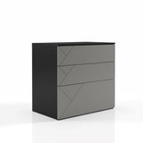 Nexera Atypik 3-Drawer Storage and Filing Cabinet