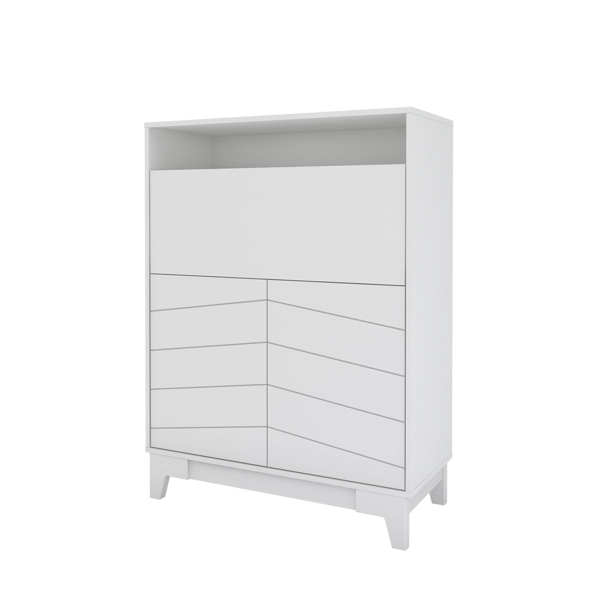 Nexera Boss Secretary Desk