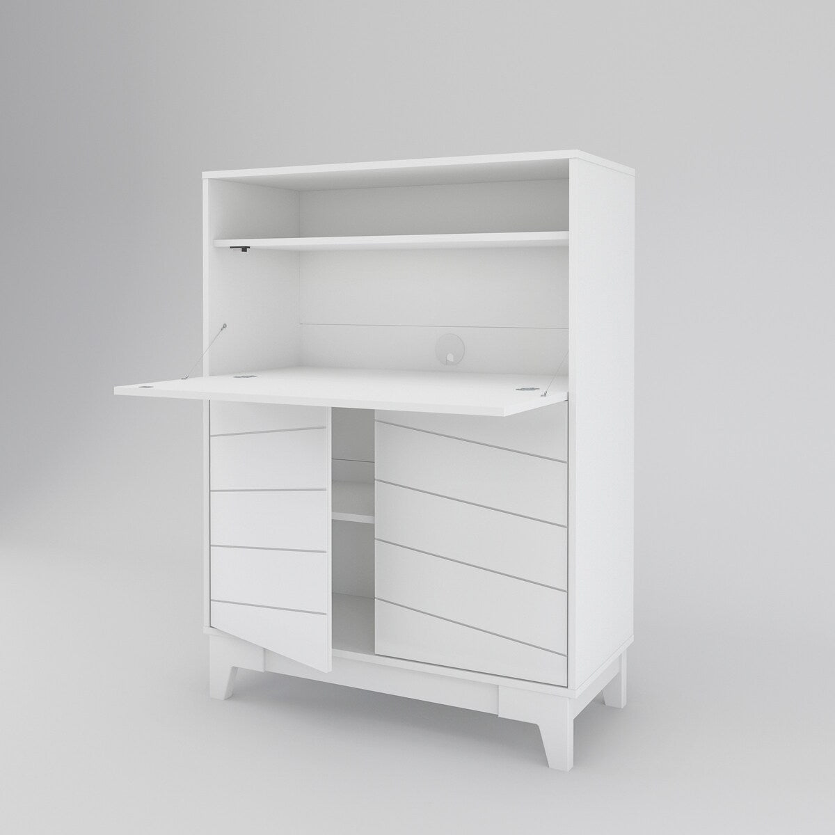 Nexera Boss Secretary Desk