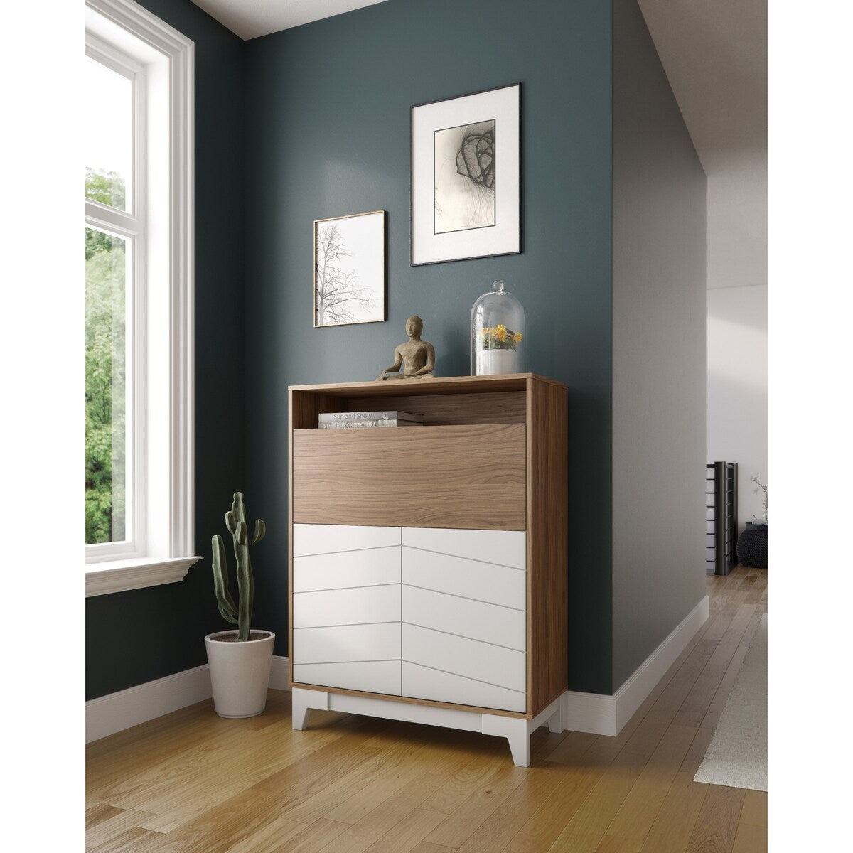 Nexera Boss Secretary Desk