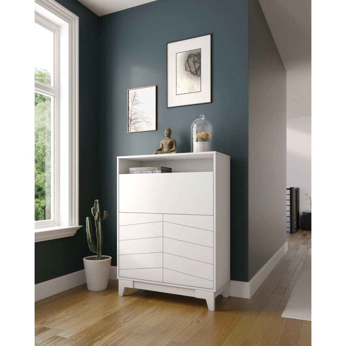 Nexera Boss Secretary Desk
