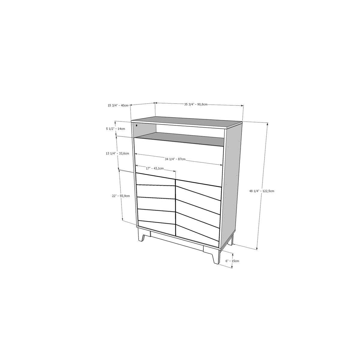 Nexera Boss Secretary Desk