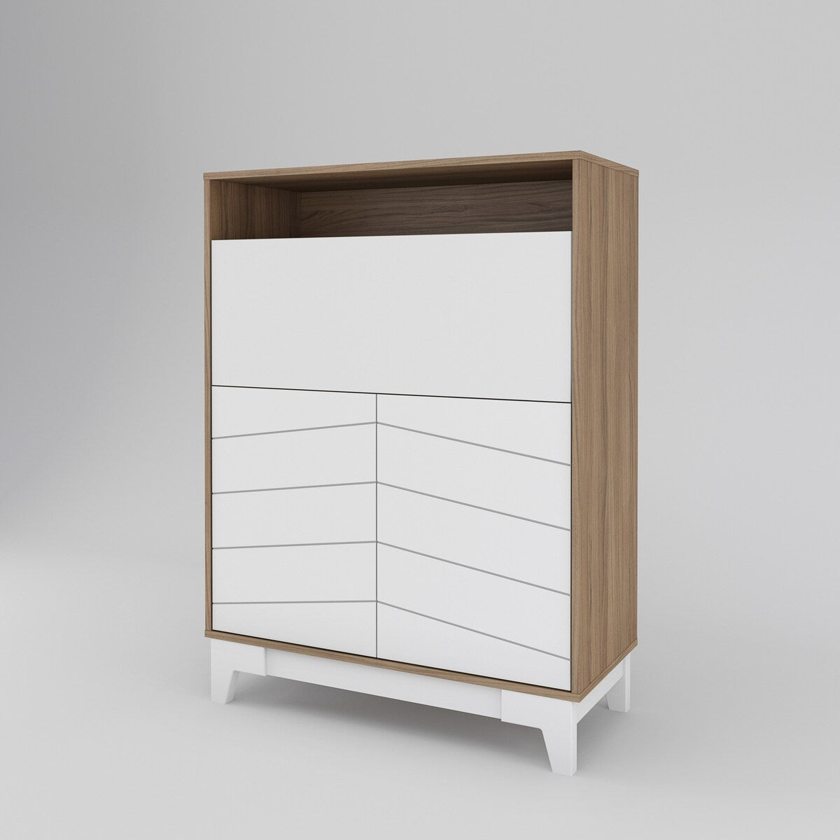 Nexera Boss Secretary Desk