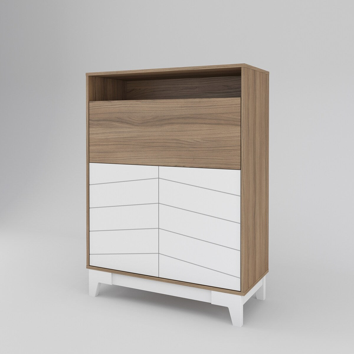 Nexera Boss Secretary Desk