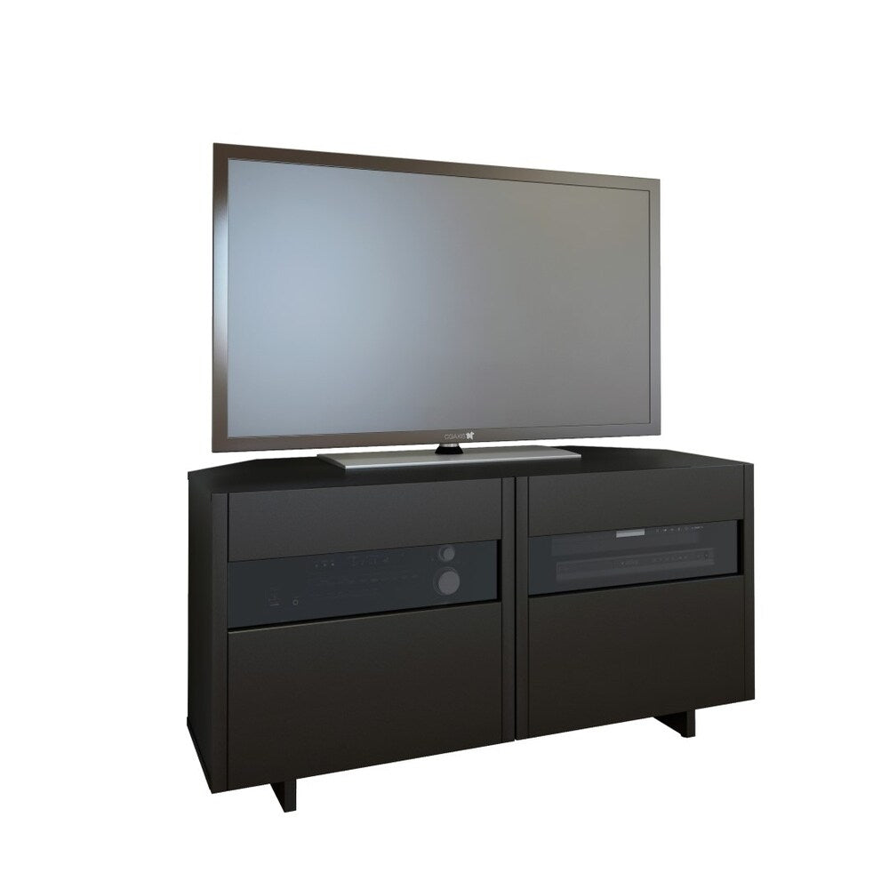 Nexera Vision 48 inch Corner TV Stand, Black