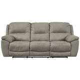 Next-Gen Gaucho Putty Reclining Power Sofa - 93"W x 41"D x 43"H