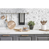 NextWall Paisley Trail Peel and Stick Removable Wallpaper