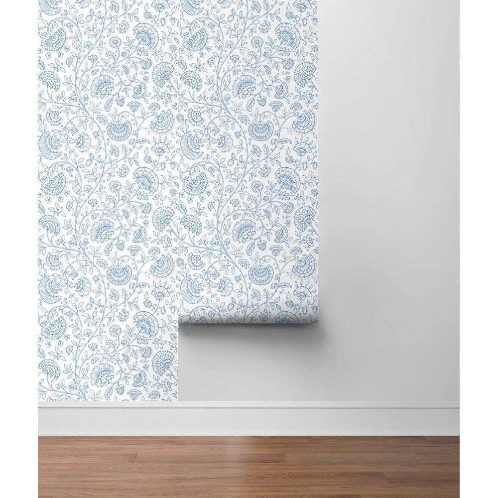 NextWall Paisley Trail Peel and Stick Removable Wallpaper