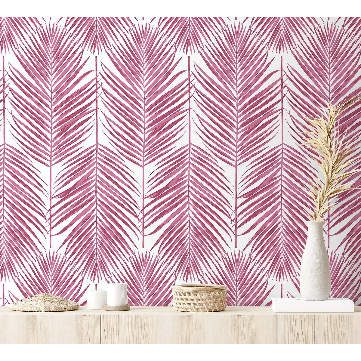 NextWall Paradise Palm Peel-and-Stick Wallpaper