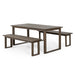 Nibley Outdoor Acacia Wood Outdoor 3 Piece Picnic Dining Set by Christopher Knight Home