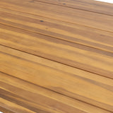 Nibley Outdoor Acacia Wood Outdoor 3 Piece Picnic Dining Set by Christopher Knight Home
