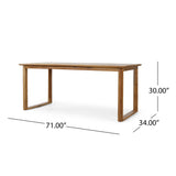 Nibley Outdoor Acacia Wood Outdoor 3 Piece Picnic Dining Set by Christopher Knight Home