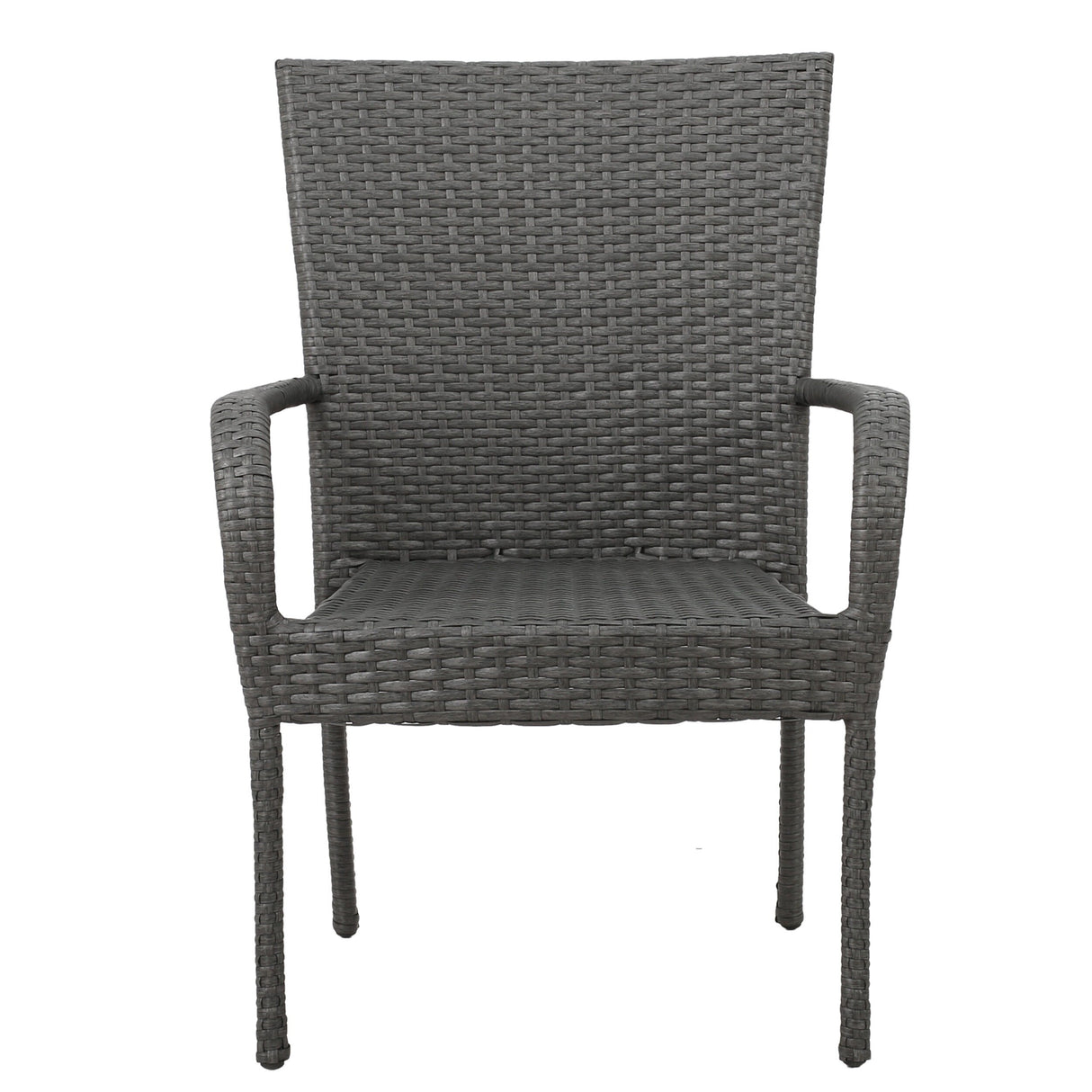 Nibley Outdoor Acacia Wood and Wicker Dining Set by Christopher Knight Home
