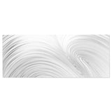 NAY 'Fusion Composition" White/ Grey Contemporary Metal Wall Art