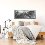 NAY 'Fusion Composition" White/ Grey Contemporary Metal Wall Art