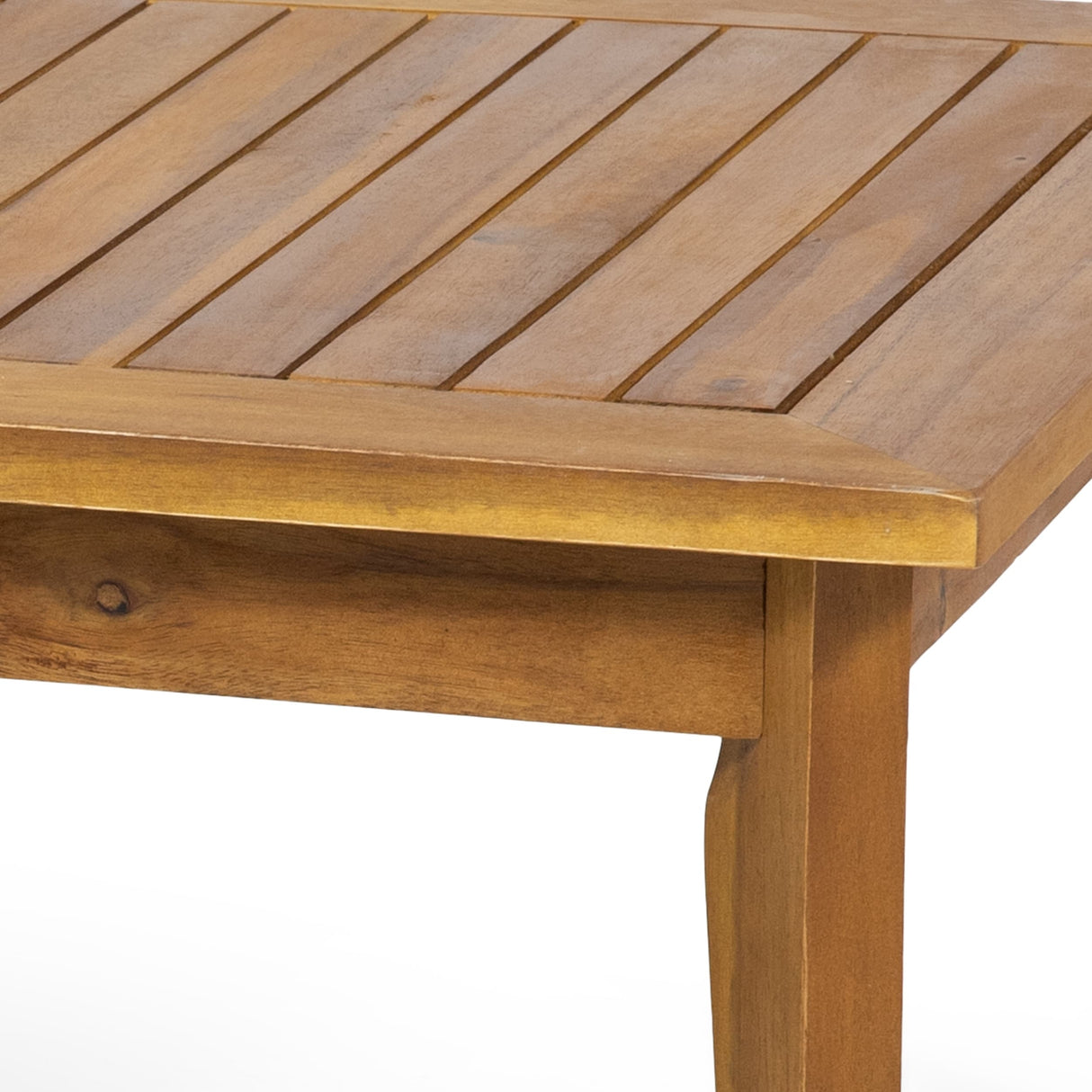 Nicholson Outdoor 4-seat Acacia Chat Set by Christopher Knight Home