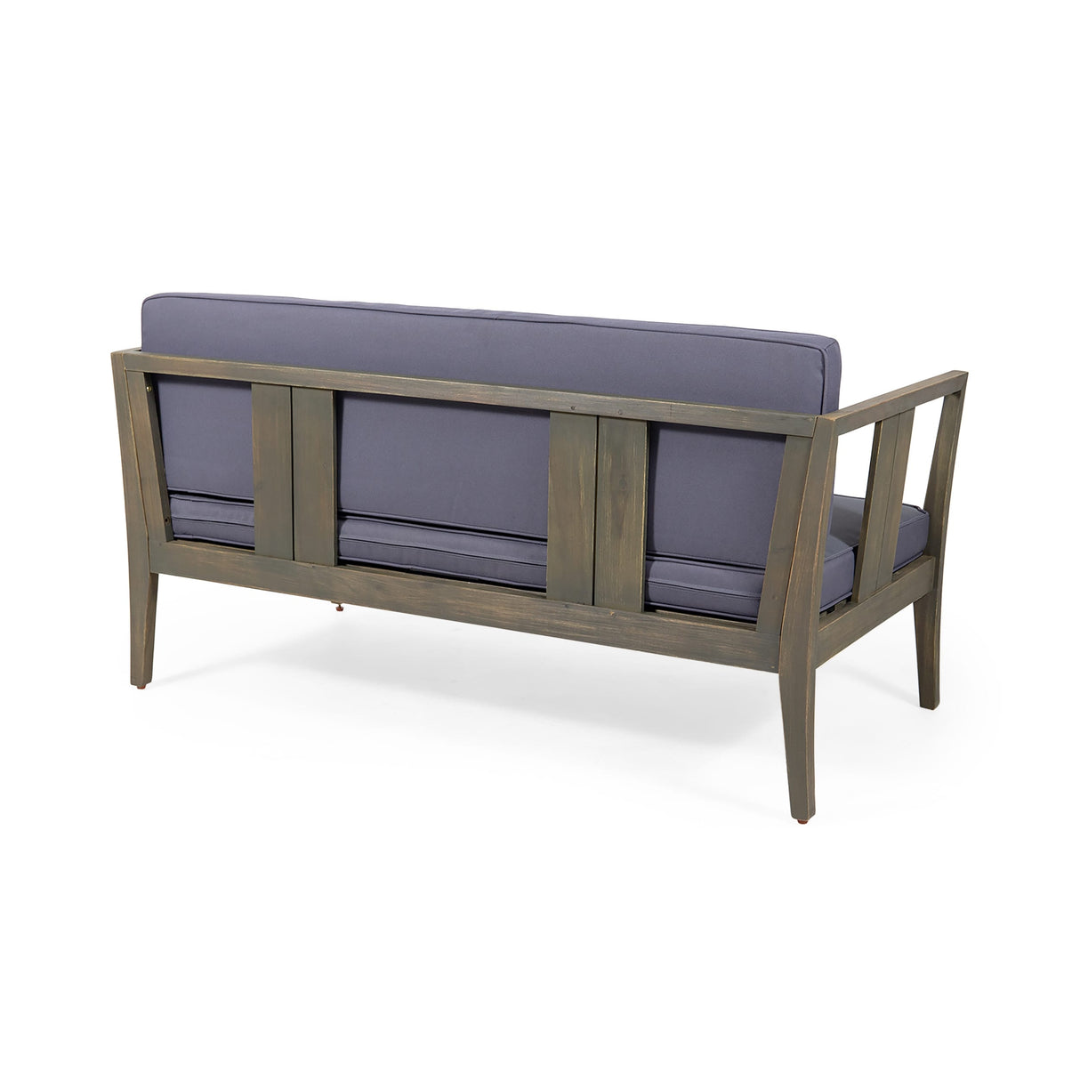 Nicholson Outdoor 4-seat Acacia Chat Set by Christopher Knight Home