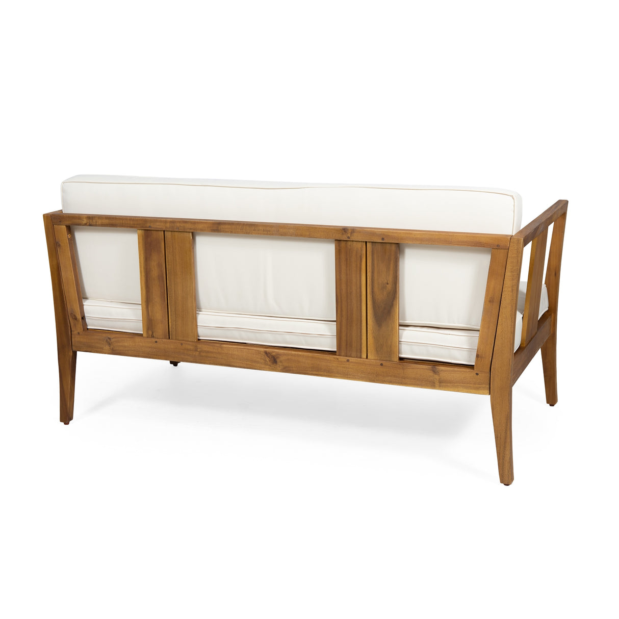Nicholson Outdoor 4-seat Acacia Chat Set by Christopher Knight Home