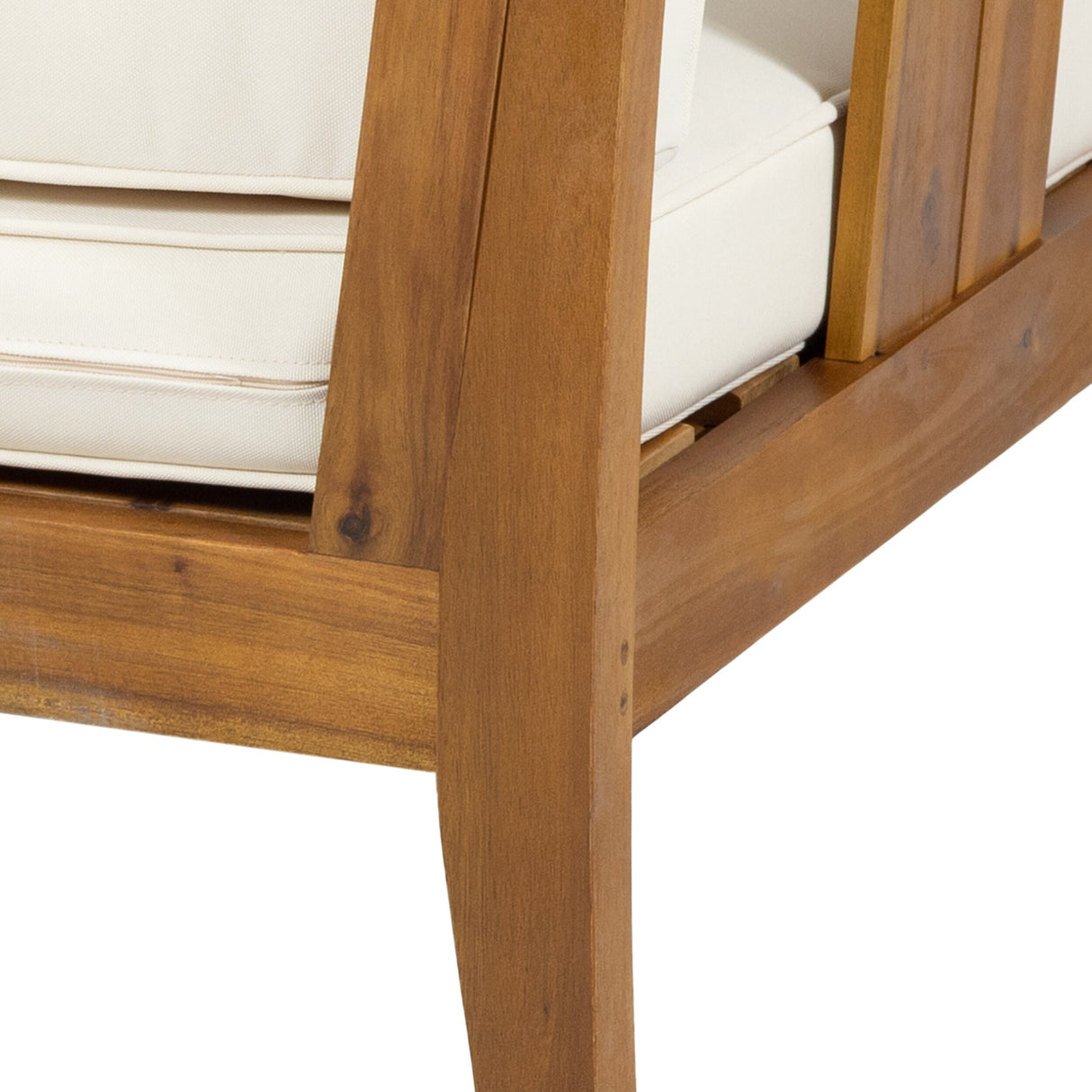 Nicholson Outdoor 4-seat Acacia Chat Set by Christopher Knight Home