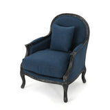Nicklaus Weathered Occasional Fabric Chair by Christopher Knight Home