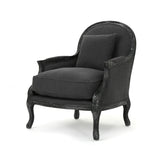 Nicklaus Weathered Occasional Fabric Chair by Christopher Knight Home