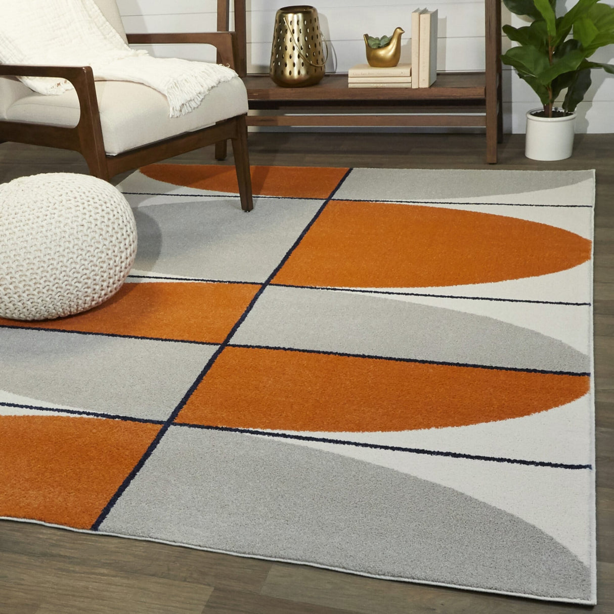 Nicolas Modern Geometric Area Rug