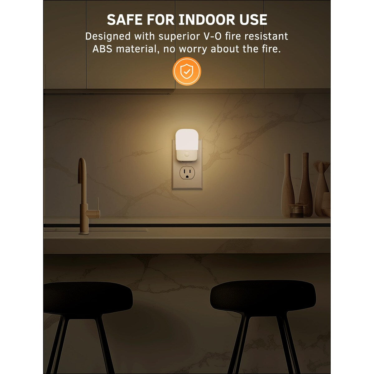 Night Lights Plug into Wall, Night Light with Dusk to Dawn Sensor, 30/60LM Adjustable Brightness, Nightlights for Kids