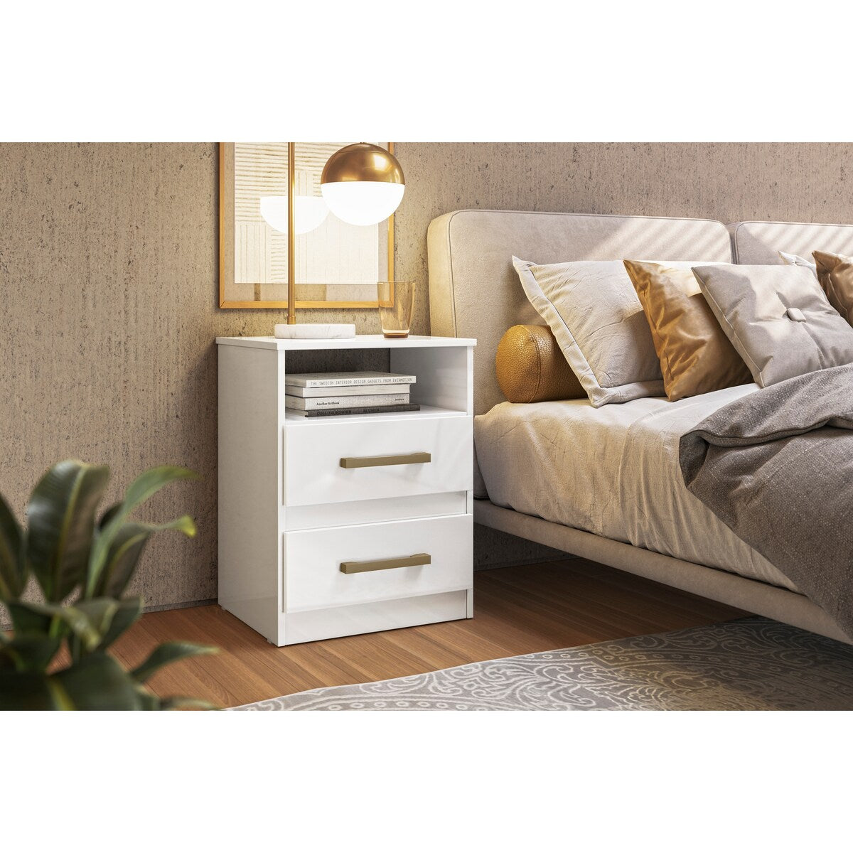 Night Stand Apolo White/Pink-Blue-Lilac Flex