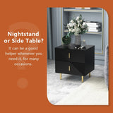Night Table With Drawers 2 Drawer Bedside Cupboard nightstand