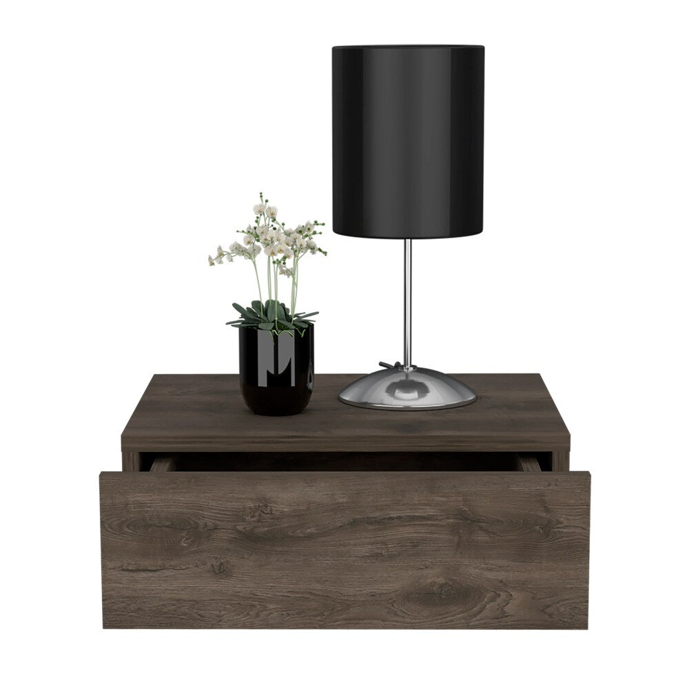 Nightstand Isola, Bedroom, Dark Brown,High quality and durable