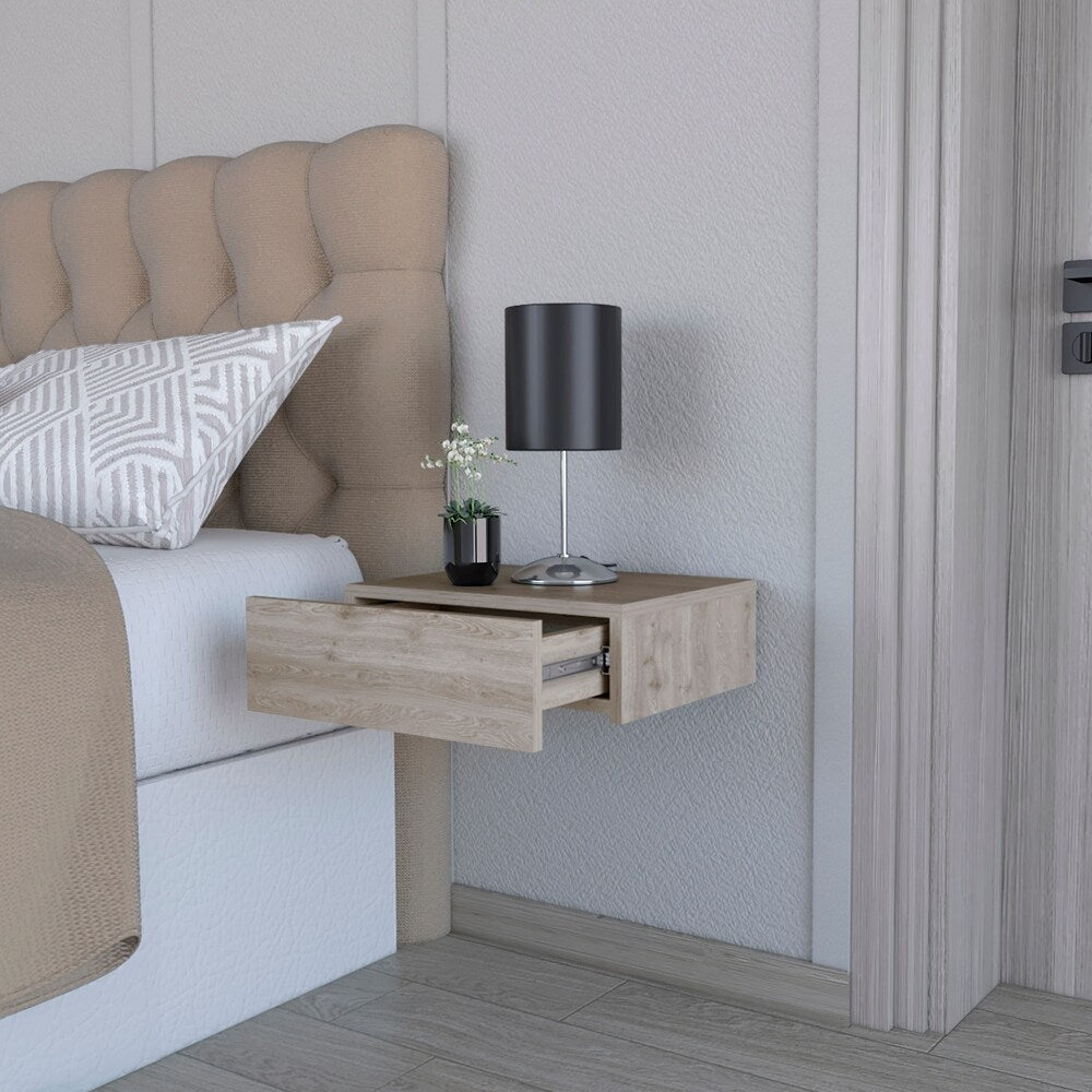 Nightstand Isola, Bedroom, Dark Brown,High quality and durable