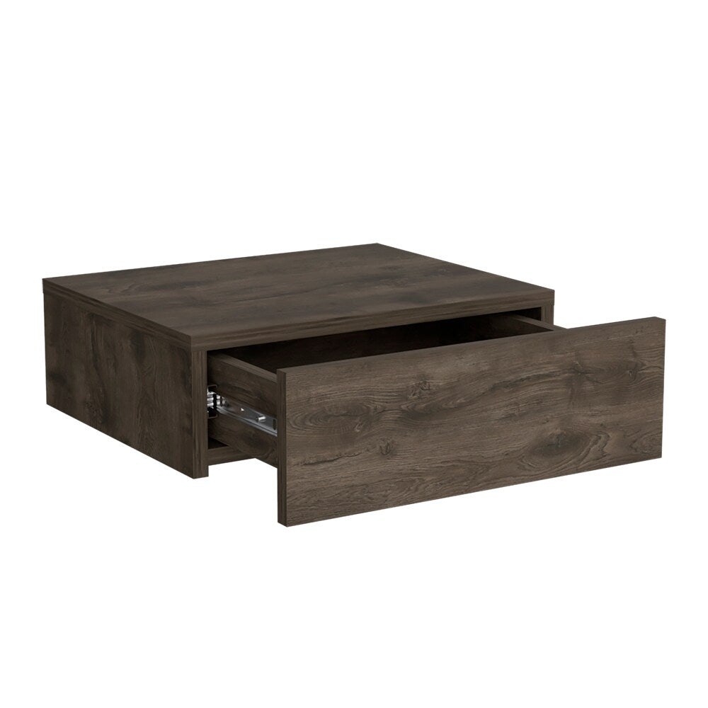 Nightstand Isola, Bedroom, Dark Brown,High quality and durable