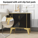 Nightstand With Drawers For Bedroom,nightstands Bedside Tables,bed Side Table,a Set Of Two Bedside Tables