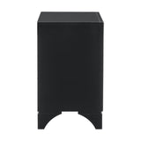 Nightstand of 2x Drawers Faux Crystal Handles