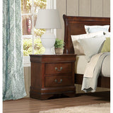 Nightstand of 2x Drawers Traditional Design Bedroom Furniture