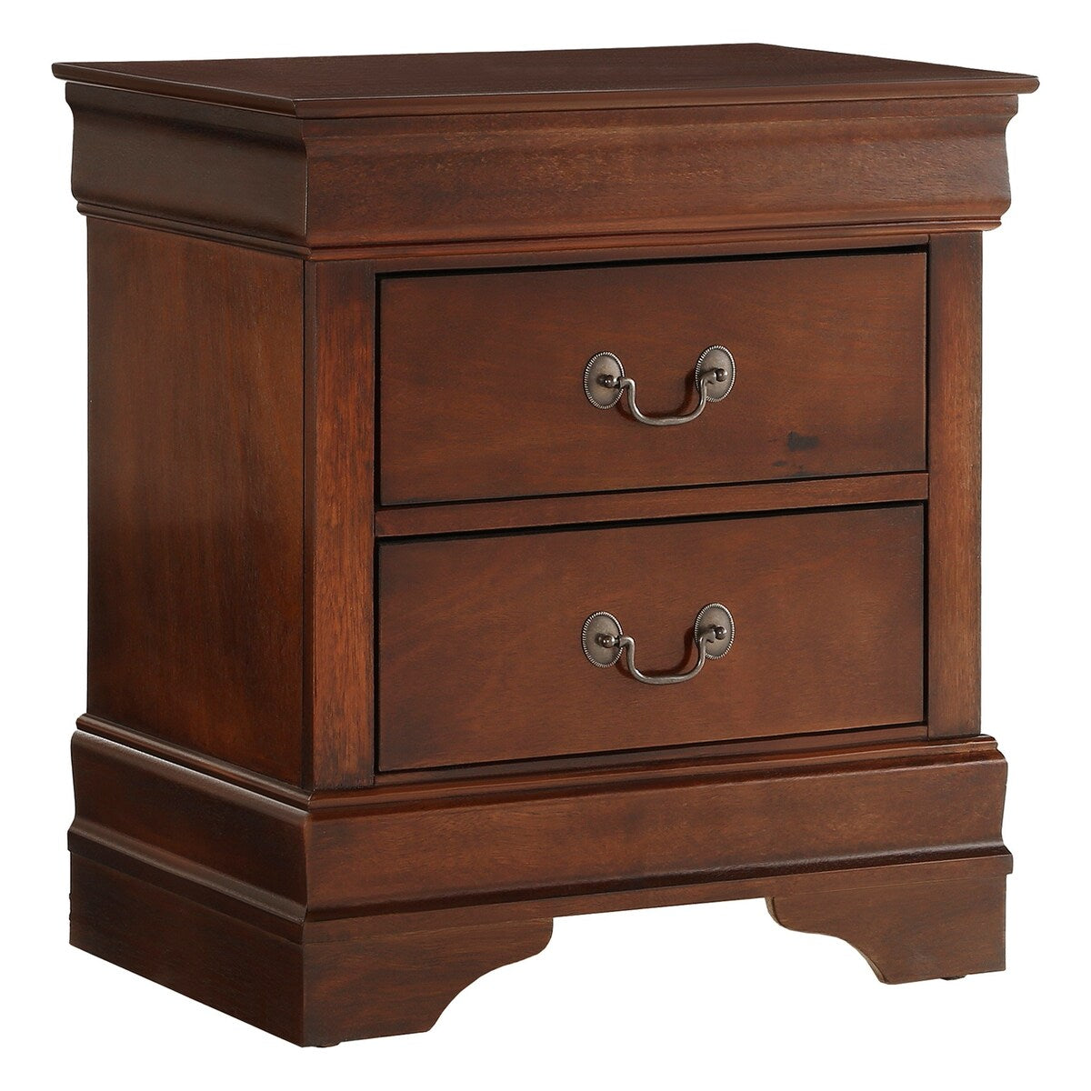 Nightstand of 2x Drawers Traditional Design Bedroom Furniture