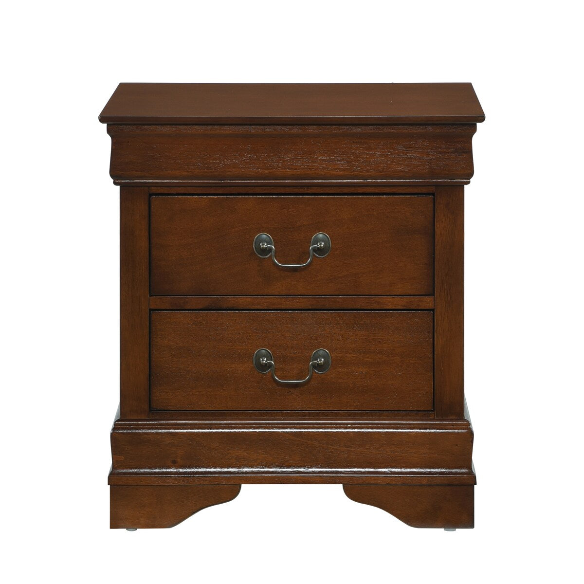 Nightstand of 2x Drawers Traditional Design Bedroom Furniture