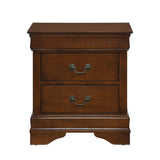 Nightstand of 2x Drawers Traditional Design Bedroom Furniture