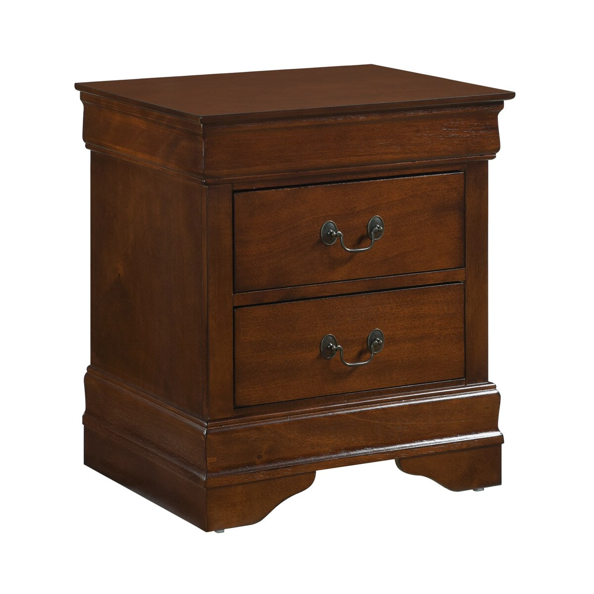 Nightstand of 2x Drawers Traditional Design Bedroom Furniture