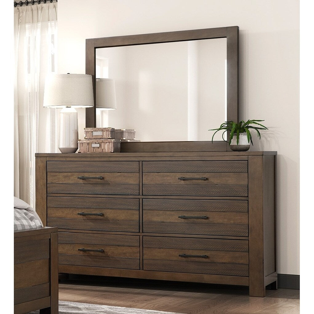 Nightstand of Bold Look Bedroom Furniture Black Handles