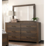 Nightstand of Bold Look Bedroom Furniture Black Handles