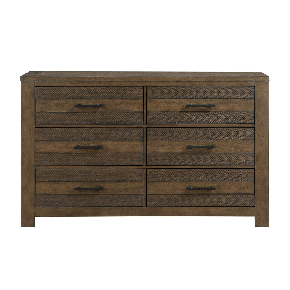 Nightstand of Bold Look Bedroom Furniture Black Handles